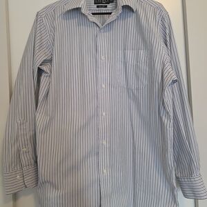 Ralph Lauren Stripped Shirt Men's (Size M) Non-Iron Cotton Button Down.